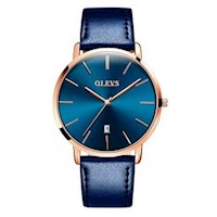 RELOJ OLEVS AZUL MARINO DE LUJO - SKU OLE-2